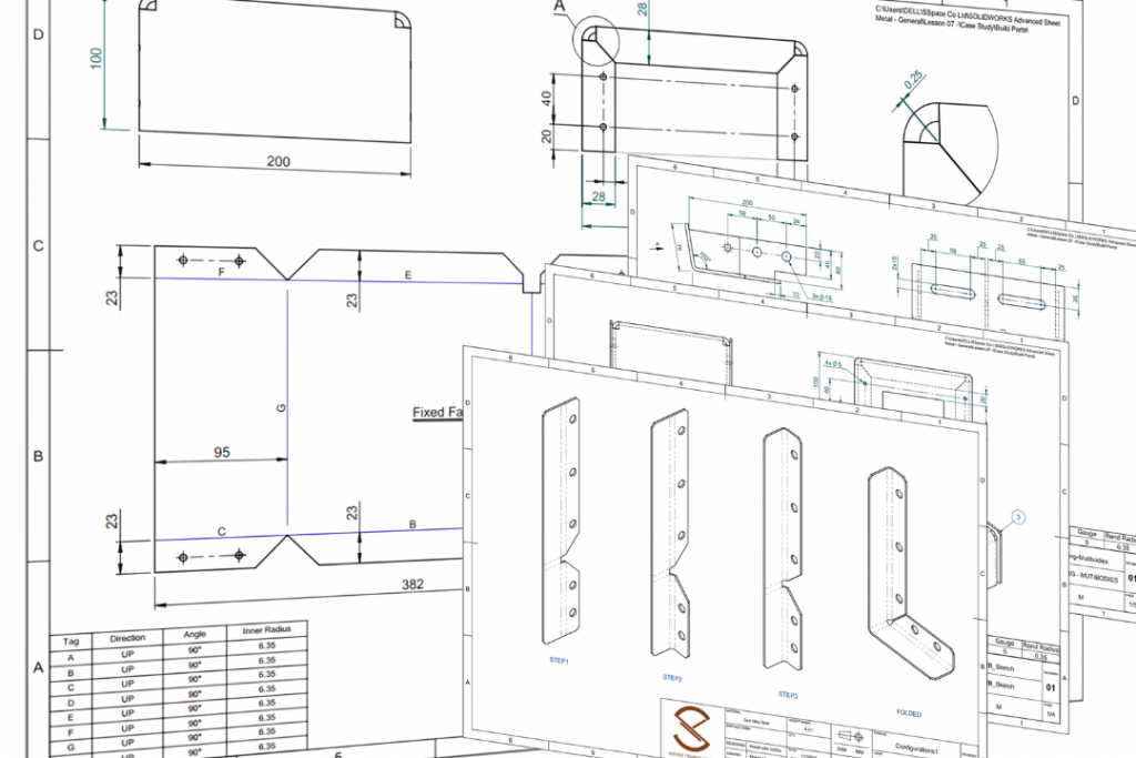 6. SOLIDWORKS SHEET METAL - 2D DRAWING