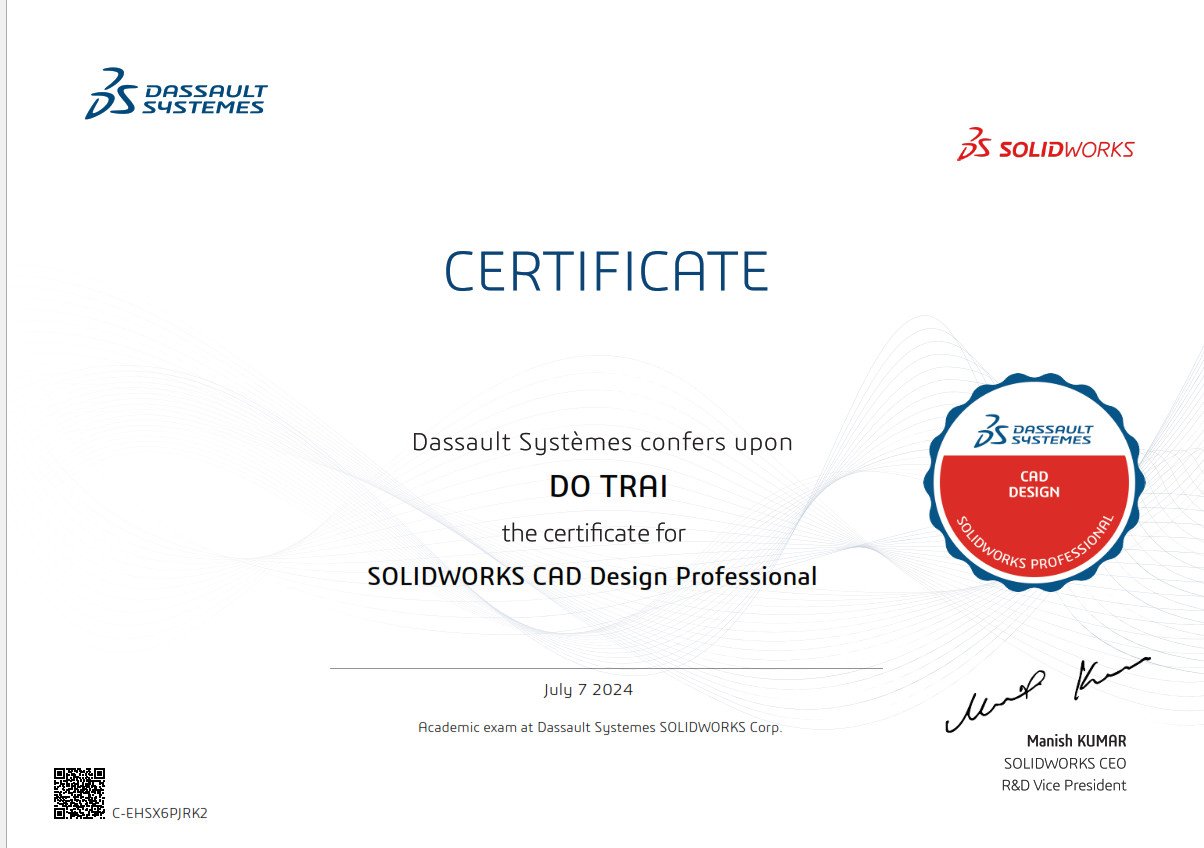 Hệ Thống Chứng Chỉ Của Hãng SOLIDWORKS | SSPACE