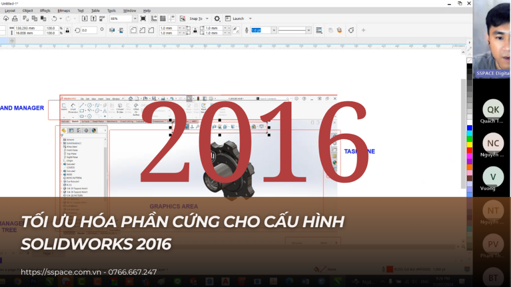 cấu hình solidworks 2016