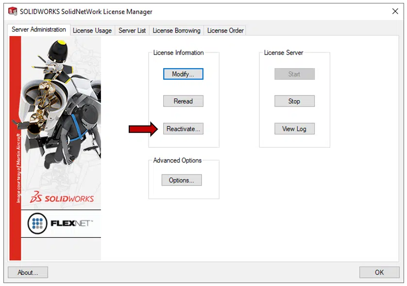 Giao diện SOLIDWORKS 2023 và cảnh báo về bộ cài không chính thức
