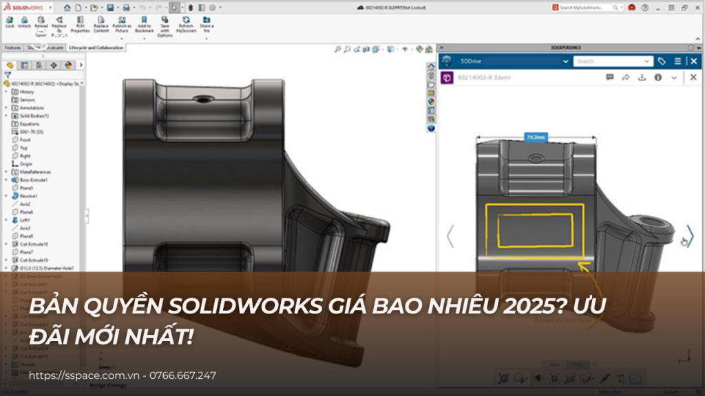 bản quyền solidworks giá bao nhiều