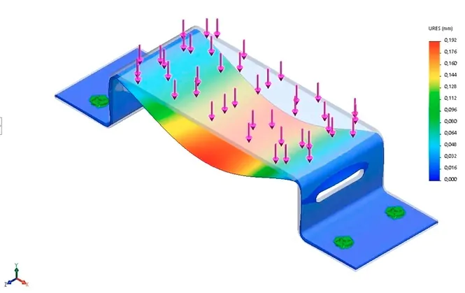 solidworks static simulation