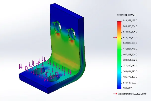 solidworks static simulation