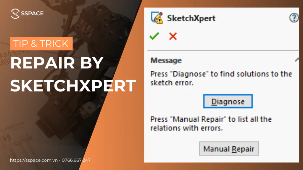 REPAIR BY SKETCHXPERT