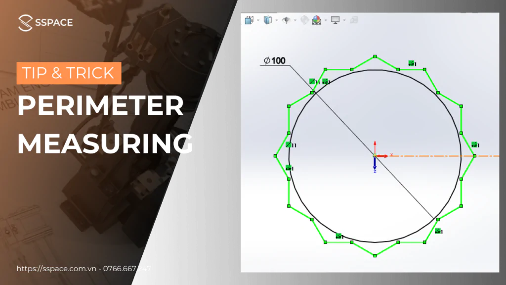 ỨNG DỤNG LỆNH MEASURE ĐO CHU VI SKETCH
