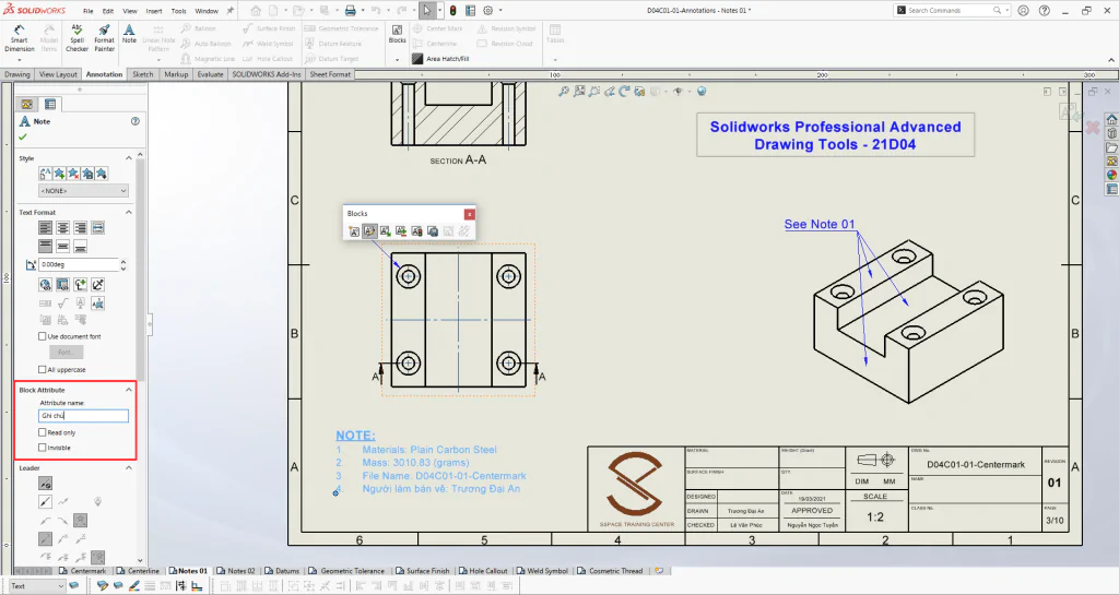 tạo blocks 6