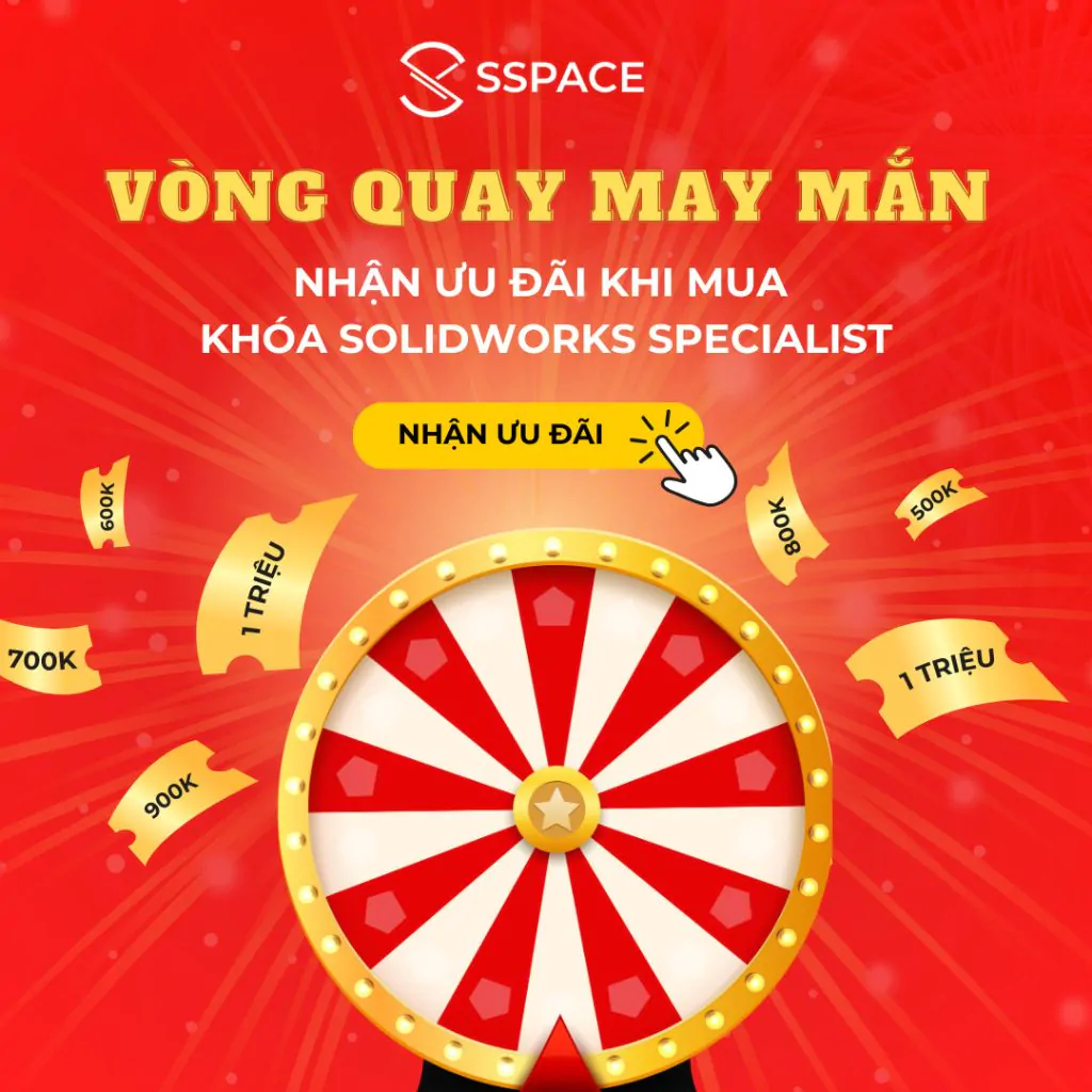 voucher ưu đãi khóa học SOLIDWORKS