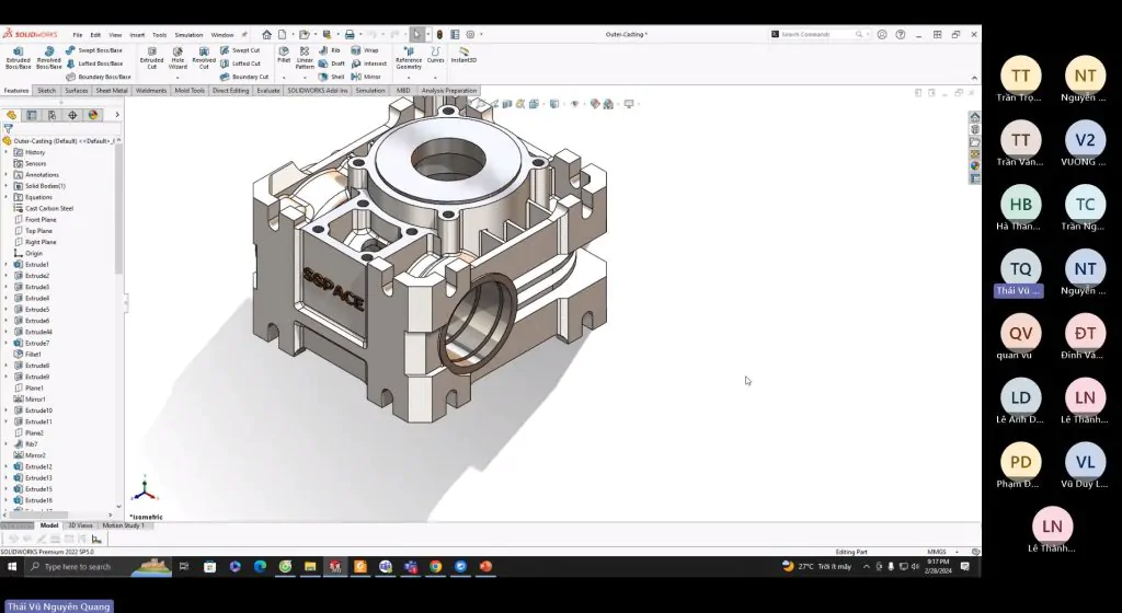 Học solidworks online
