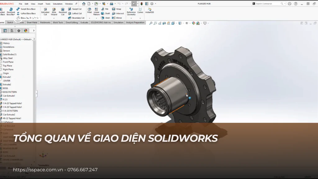 Giao Diện SOLIDWORKS