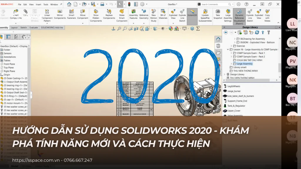 hướng dẫn sử dụng solidworks 2020