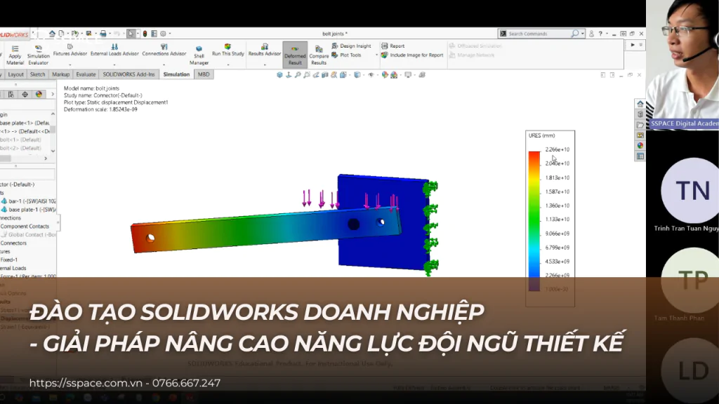 dao tao solidworks doanh nghiep