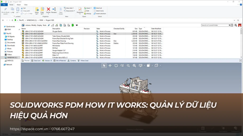 solidworks pdm how it works