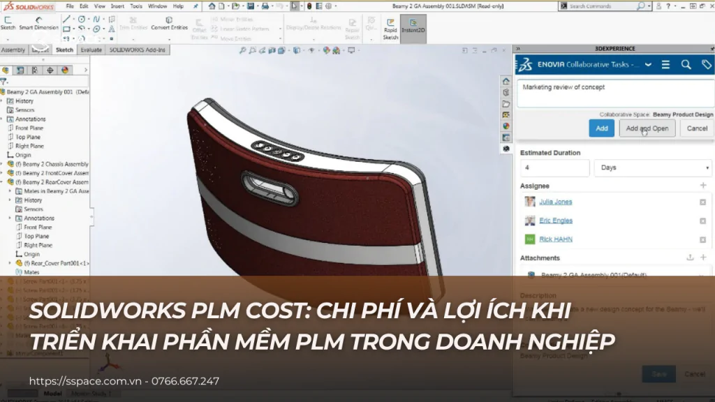 solidworks plm cost