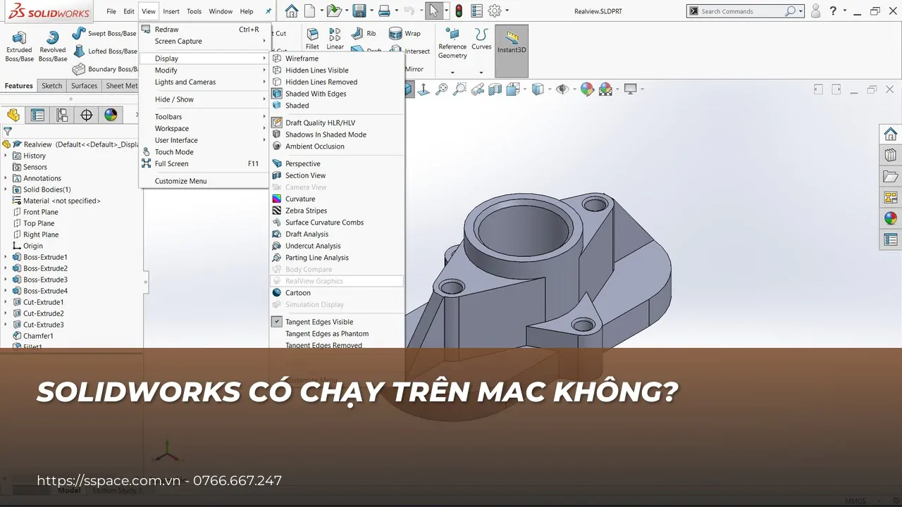 SOLIDWORKS có chạy trên Mac không? Các lựa chọn cho người dùng macOS